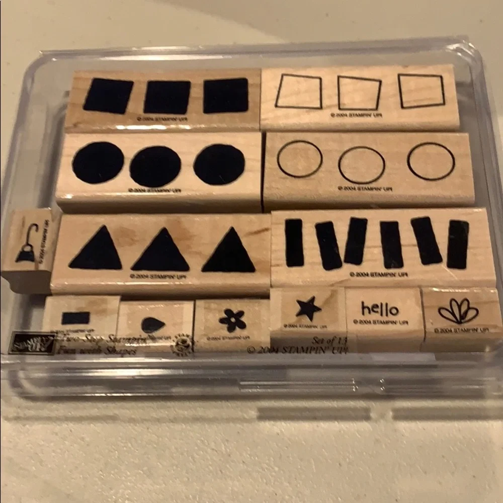 🎭 3/$25 - Stampin Up! Fun with Shapes set